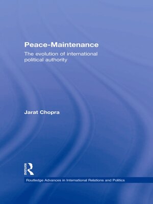 cover image of Peace Maintenance